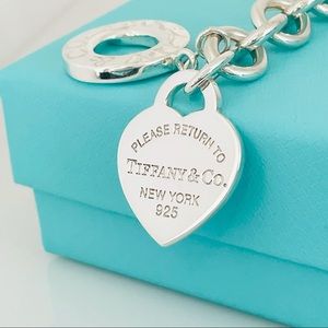 18” Return to Tiffany Heart Tag Toggle Necklace